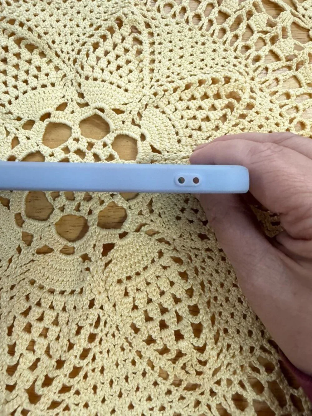 Samsung Galaxy Light Blue Floral s25 Case